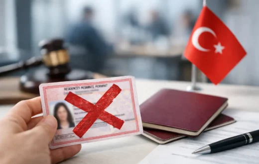 Example Residence Permit Rejection in Turkey
